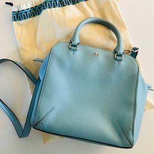 Tory Burch Robinson Pebbled Mini Satchel